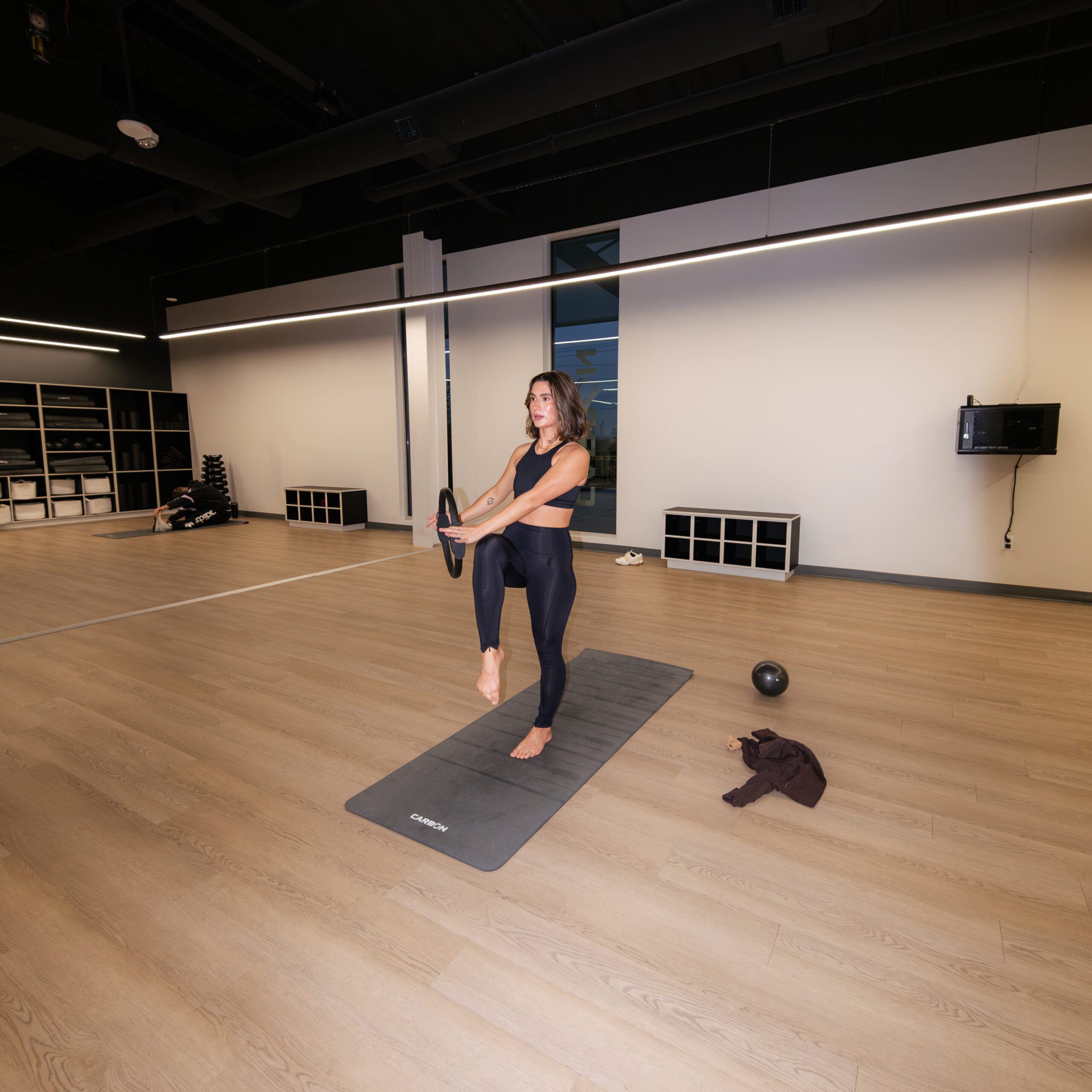 Mat pilate classes available with Carbon Performance in Atlanta, Georgia.