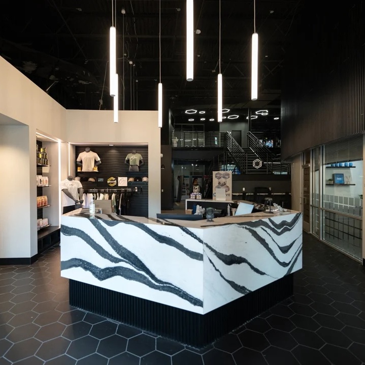 membership-options lobby of carbon performance gym in the nations in nashville tennessee