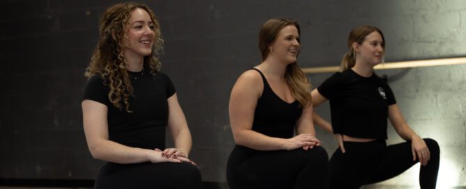Three women working out at gym at carbon performance in nashville tn and franklin tn